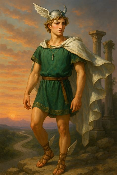 Hermes, messenger of the Gods | Greek and roman mythology, Greek ...