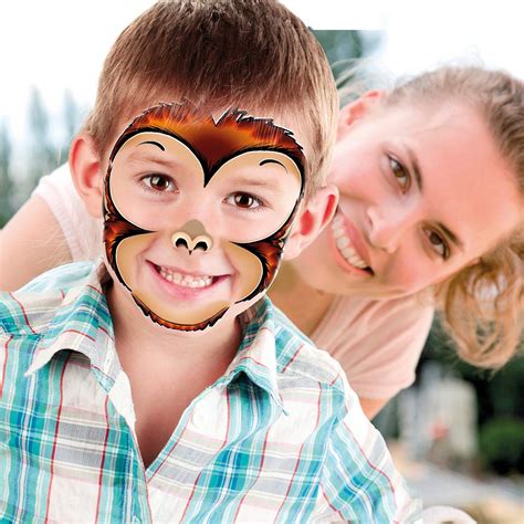 Monkey Face Painting Ideas