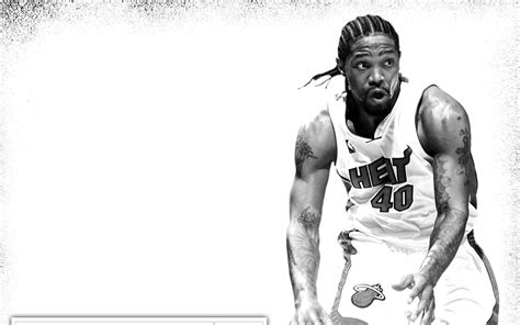 2010-11 NBA Miami Heat Udonis Haslem WhiteHot Preview | 10wallpaper.com