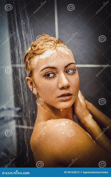 Nude Lady Shower