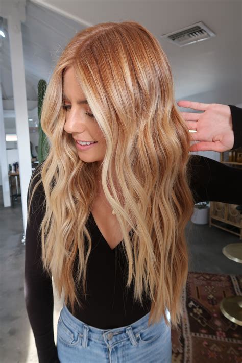 Copper Balayage | Copper blonde hair, Ginger hair color, Strawberry ...