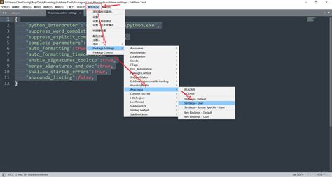 Sublime text 4 + Anaconda3 + conda配置Python开发环境（记录）_subline 4 install package anaconda-CSDN博客