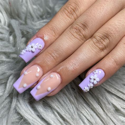 23+ Dreamy Light Lavender Nails You Can’t Miss - Nail Designs Daily