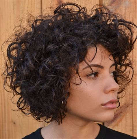 Black Short Wavy Hair