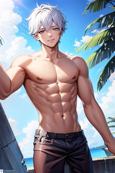 Anime Naked Men Gráfico De Estilo De Dos Chicos Completate Desnudos ...