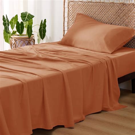 Amazon.com: Bedsure Cooling Sheets Twin XL, Rayon Derived from Bamboo ...