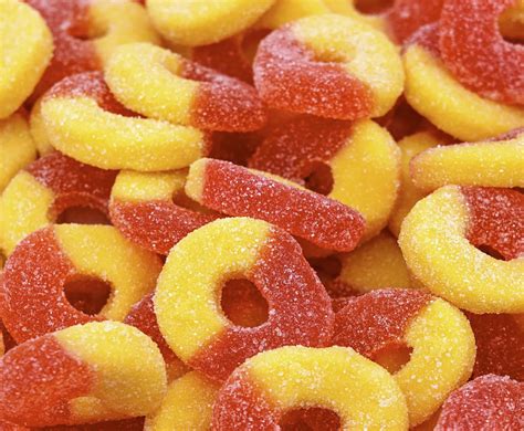 Save On Product World's Best Gourmet Gummi Peach Rings Soft & Chewy ...