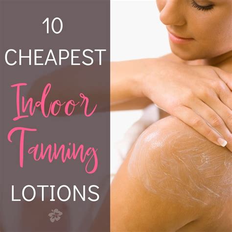 10 Cheapest Indoor Tanning Lotions You're Going to Love!