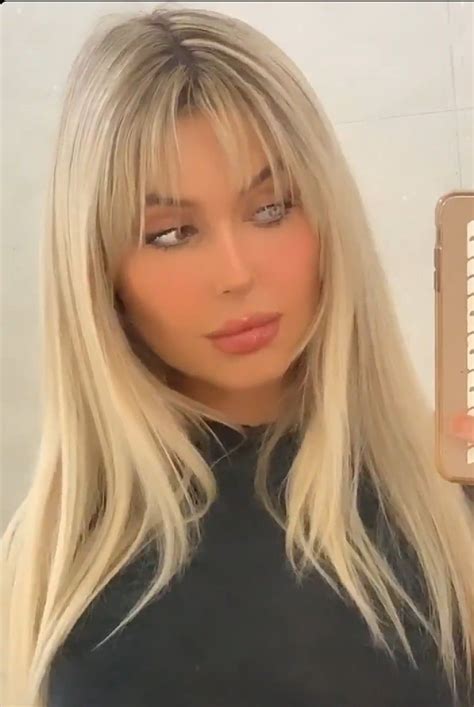 Wispy Hairs | Straight blonde hair, Blonde hair with bangs, Long hair ...