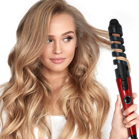 Cordless Auto Hair Curler by RnemiTe-amo, Ceramic Curling Iron Wand ...