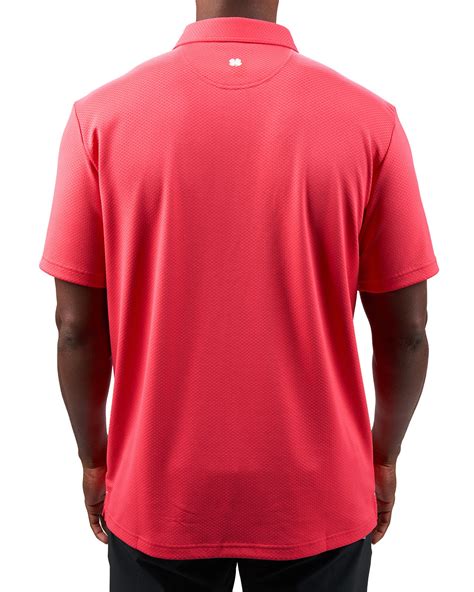 Performance Men's Pink Golf Polo | Johnnie by Black Clover