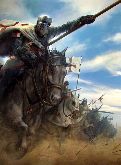 Charge of the Crusaders | Crusader knight, Knight art, Knights templar