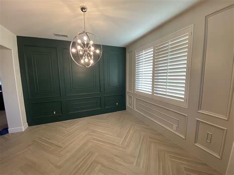 A Moody Dark Green Accent Wall for Elle — The Bespoke Craftsman