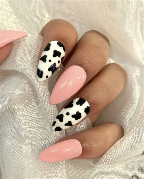 Cow Print Nail Ideas at Mariam Thompson blog