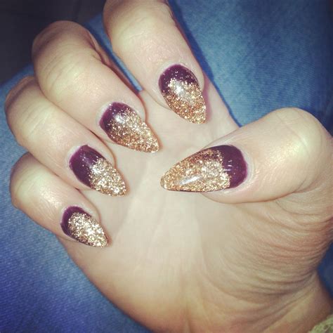 Purple and glitter | Nails, Glitter, Purple