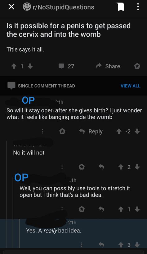 Yep, just pry it open. Sounds safe. : r/badwomensanatomy