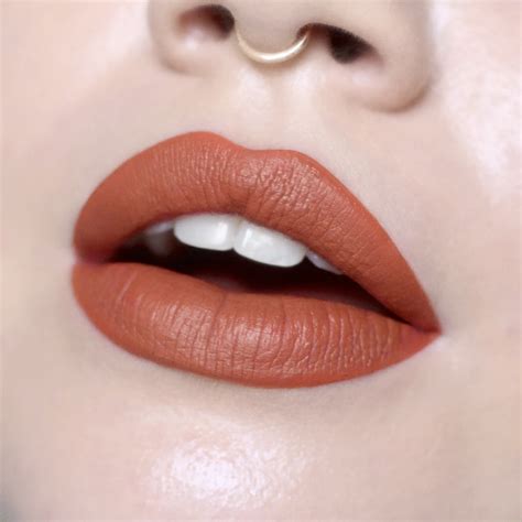 Long Lasting Burnt Orange Matte Liquid Lipstick | Terracotta ...