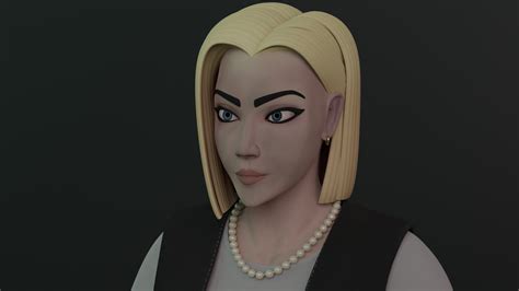 ArtStation - Android 18 Fanart