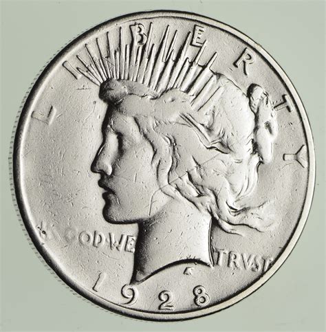 BETTER Date - 1928-S Peace Silver Dollar - Nice Retail Value - 90% ...