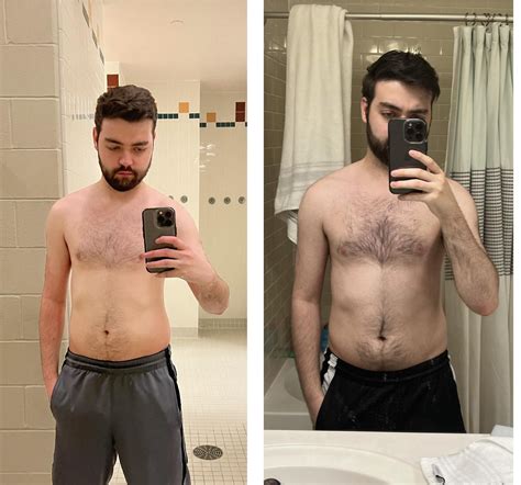 Before and After 7 lbs Weight Gain 5 feet 9 Male 144 lbs to 151 lbs ...