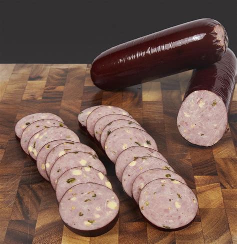 Smoked Turkey Summer Sausage W/ Jalapeno and Cheese | Kuck Farms