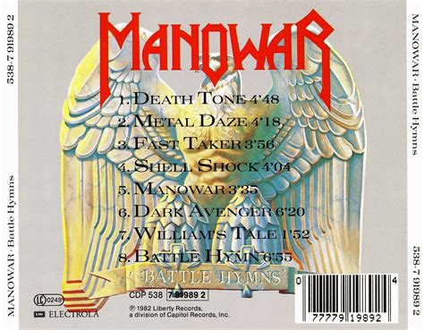 WHERE METAL RULES: MANOWAR - BATTLE HYMNS (1982)