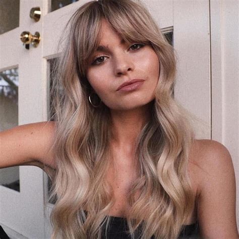 Blonde Hairstyles With Fringe - Fade Haircut Styles