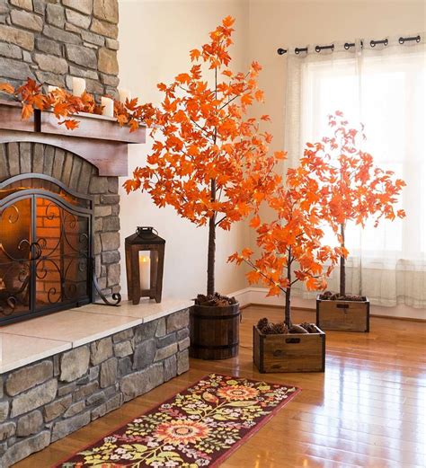 Our Indoor/Outdoor Electric Lighted Maple Trees add brilliant seasonal ...