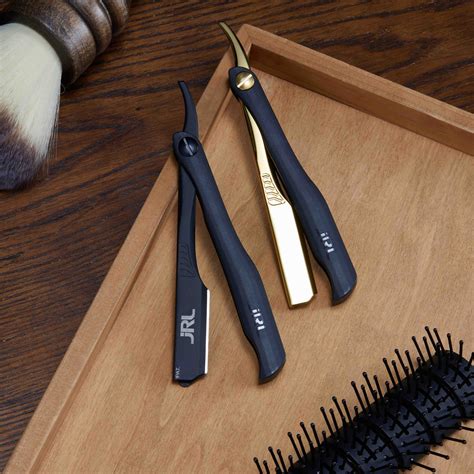 JRL Magnetic Straight Edge Razor - Black