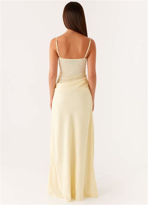 Romy Maxi Dress - Yellow – Peppermayo