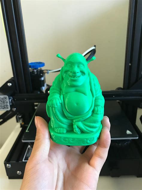 Shrek Buddha on Podium 3D Printed Funny Gifts Figurine - Etsy Australia