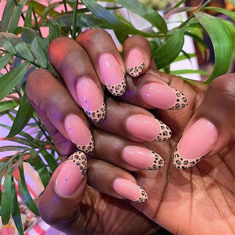 Cute Acrylic Nails Cheetah