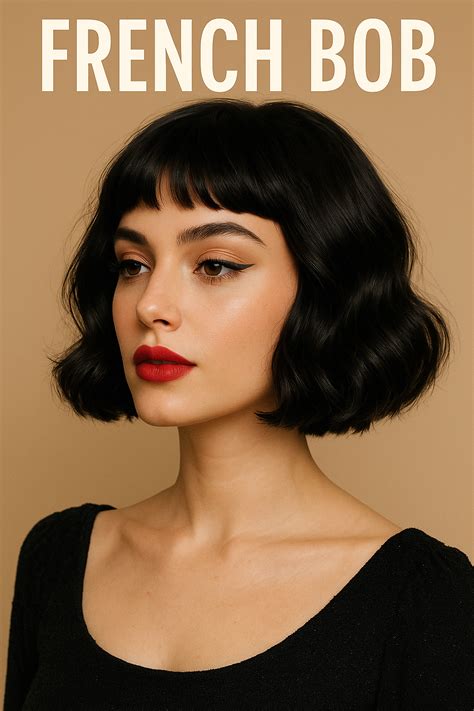 🇫🇷 Parisian Chic: The Effortless French Bob in 2025 | Short hair with ...