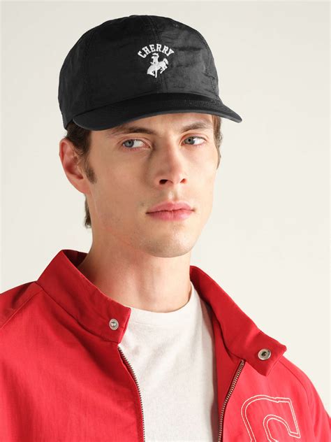 CHERRY LOS ANGELES Western Tennis Logo-Embroidered Twill Baseball Cap ...