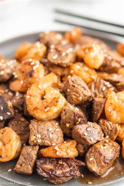 Hibachi Steak and Shrimp - grillonadime.com