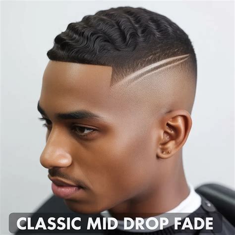 Master the Mid Drop Fade Hairstyle