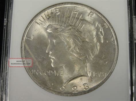 1923 Peace Silver Dollar Coin Choice Gem Bu 0277