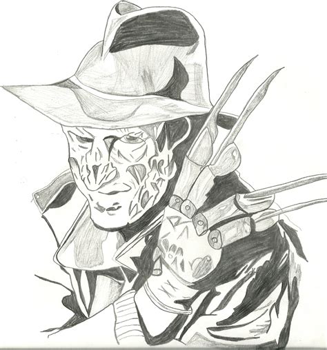 Freddy Krueger Drawing by Shaka - DragoArt