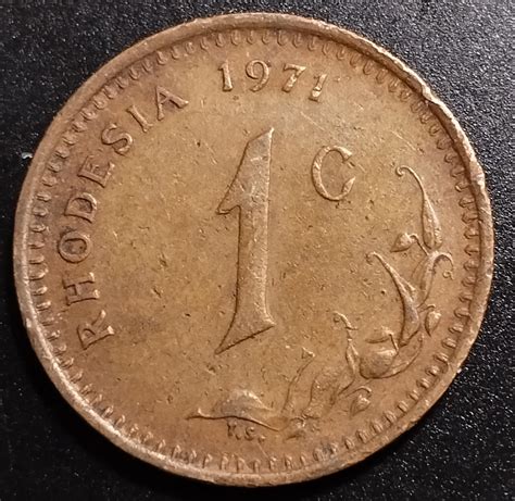 Rhodesie 1 cent 1971 KM# 10 | Aukro