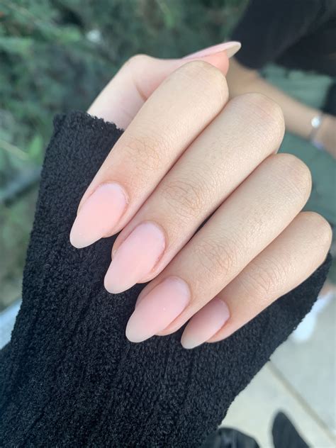 hopefuls14.com | Natural acrylic nails, Light pink acrylic nails, Oval ...