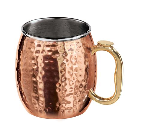 20 oz Hammered Copper Moscow Mule Mug - Copper World