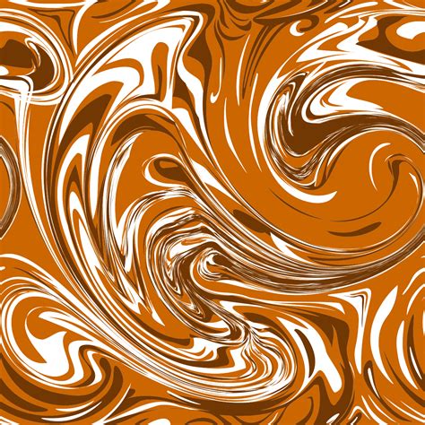 Marble Swirl Fabric - Orange
