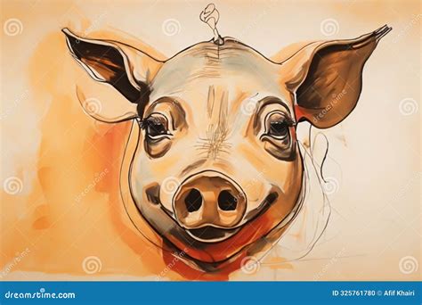 Omnivore S Odyssey: the Ecological Impact of Pigs in Modern Ecosystems. Stock Illustration ...