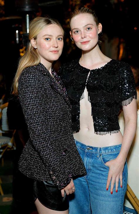 Dakota and Elle Fanning Have a Sister Day at L.A. Event