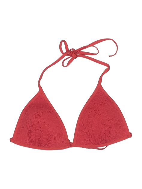 H&M Women Red Swimsuit Top 10 - Gem
