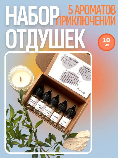 Набор отдушек 5 штук "Ароматы приключений" купить на OZON по низкой ...