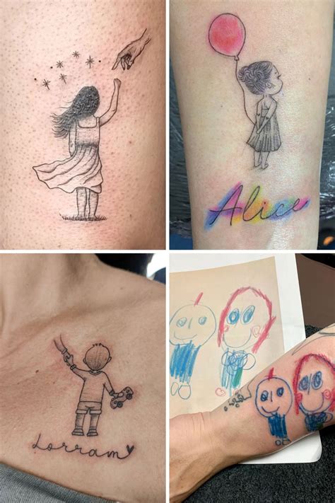 Granddaughter tattoo ideas for grandpa - Bronctattooaus.com