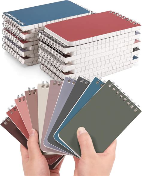 Amazon.com : Dynta Mini Spiral Notebooks Bulk 3x5 Inch Memo Pads, 50 ...