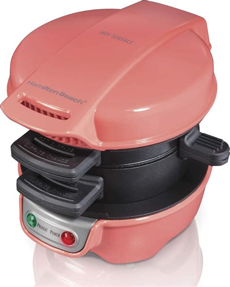 Amazon.com: Hamilton Beach Breakfast Sandwich Maker with Egg Cooker ...