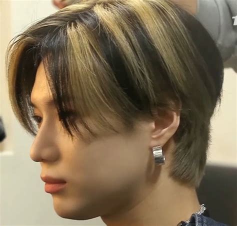 shinee taemin don't call me black blonde streaks hair | Kpop hair color ...